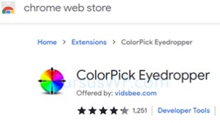 Colorpick eyedropper Chrome Browser Extension Rgb hex check webdesign 1 chrome colorpick eyedropper colour choosing select chrome firefox browser